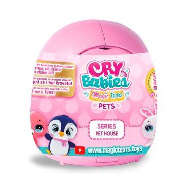 91085 Игрушка Питомец Cry Babies magic tears в комплекте с домиком и аксессуарами